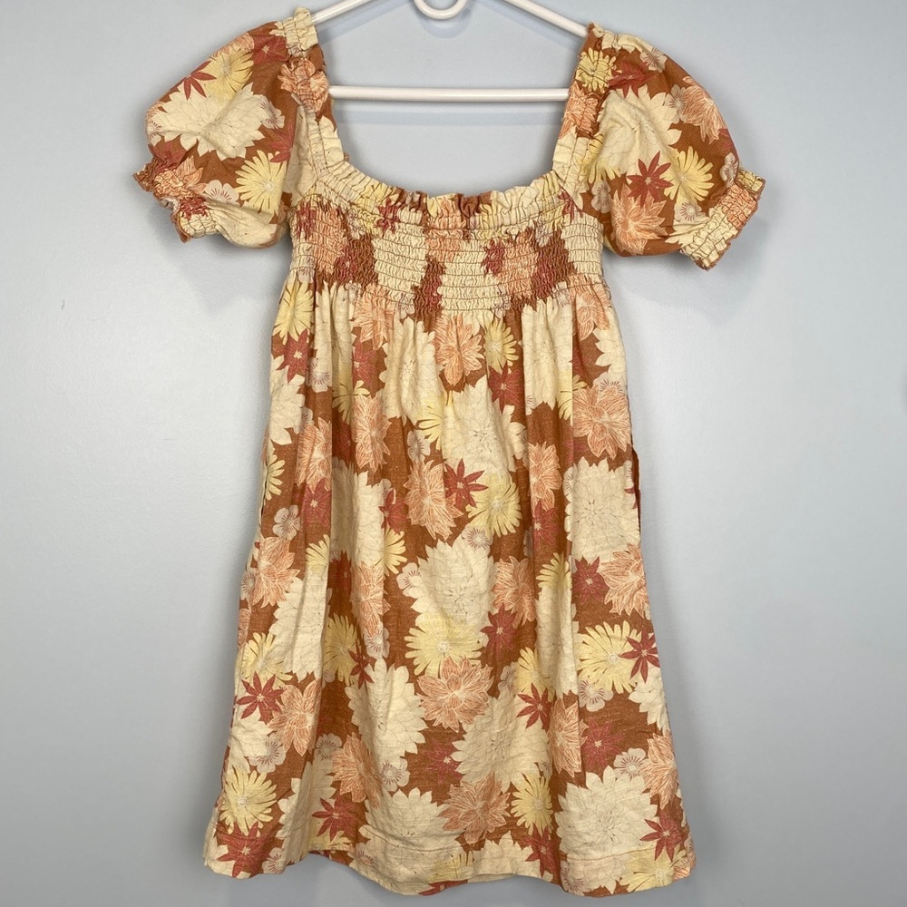 Faherty Ramona Dress Small‎ S Warm Jicaro Island
100% Cotton Puff Sleeve Floral - Picture 7 of 7
